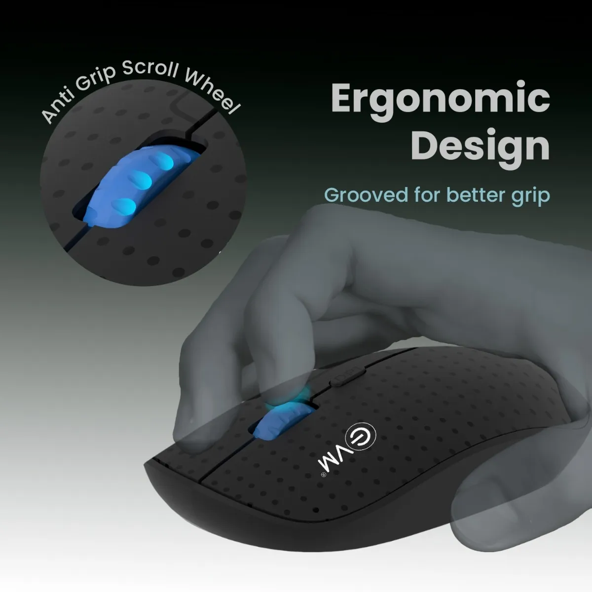 EVM Wireless Mouse EWLM 720 (Black) view 5